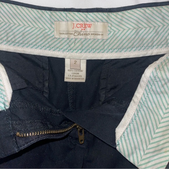Black J. Crew Chino Shorts - Picture 3 of 4